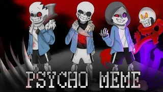 Psycho Meme | Ft. Murder Time Trio | Blood and slight flash warning