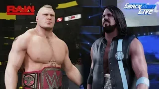 Survivor Series 2018 - Brock Lesnar Vs AJ Styles - WWE 2K19