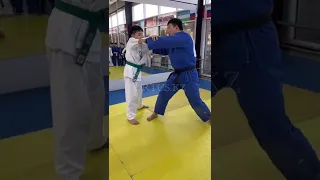 Judo Seoi-Otoshi - бросок через спину с колен, ORTUS.KZ в исполнении Пак Сергея Александровича.