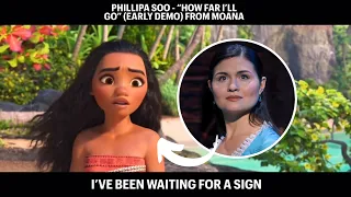Phillipa Soo singing early demo of “How Far I’ll Go” from Disney’s Moana | Lin-Manuel Miranda