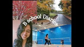 B School Diaries|| Birthday celebration 🎂, first autumn leaves 🍂