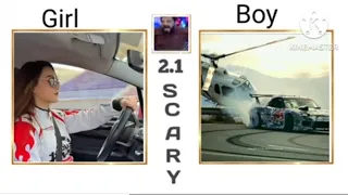 Boy vs Girl 🔥ll car driving 👿 #attitude l#sigmarule #meme #memes