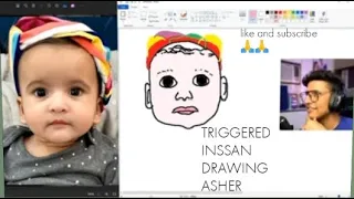 triggered insaan -drawing Asher on steam 😃