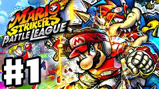 Mario Strikers: Battle League - Gameplay Walkthrough Part 1 - Cannon Cup with Mario!