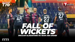 Fall of Wickets | Deccan Gladiators vs Team Abu Dhabi | Abu Dhabi T10 | 2021