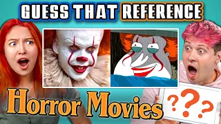 GUESS THAT HORROR MOVIE REFERENCE! (React)