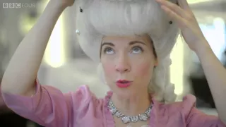 Lucy reaches peak hair - A Very British Romance with Lucy Worsley: Episode 1 - BBC Four