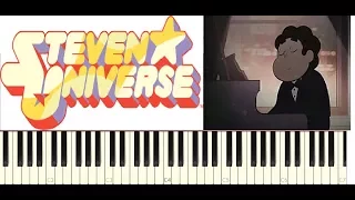 Steven Universe Theme - LOVE LIKE YOU-EASY Piano Tutorial MIDI - Synthesia