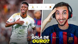 Real Madrid 3 x 2 Barcelona - VINICIUS JR  RUMO A BOLA DE OURO?⭐