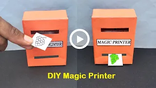 How to make magic printer | DIY paper printer machine | Magic toy