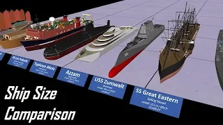 Ship Size Comparison 3D