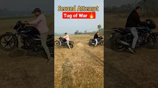 TVS Raider 125 Vs Pulsar 150 : Tug of War🔥#shorts #warzone #viral