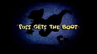 Puss Gets The Boot (Reissued Title Card 1940s recreation)