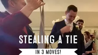 Pickpocket steals tie in 3 moves #attenzionepickpocket #pickpocketmagician