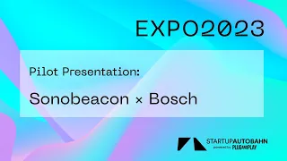 Pilot Presentation: Sonobeacon x Bosch