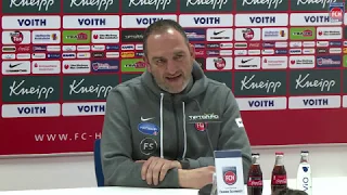 Die Pressekonferenz nach dem 3:1-Heimsieg gegen den Karlsruher SC