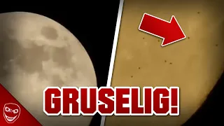 Es passieren gruselige Dinge Nachts am Himmel! Gruselige Videos!