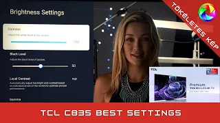 TCL C835 best picture settings