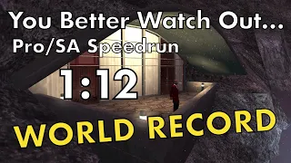 Hitman: Blood Money - You Better Watch Out... Pro/SA Speedrun (1:12)  *World Record*