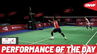 Uber Cup Performance of the Day | Line Højmark Kjaersfeldt sets the pace in this physical rally