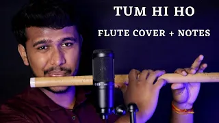 Tum Hi Ho Flute Cover + Notes | Arijit Singh | Flute Tutorial | Aashiqui 2 | Khwahish Music