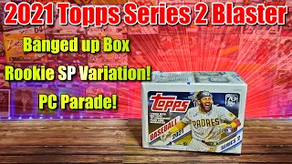 2021 Topps Series 2 Blaster Box New Product Review - SP Rookie Variation - Baseball Card Opening!