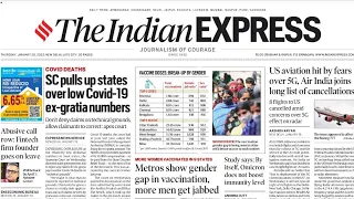20 January 2022 | The Indian Express Newspaper Analysis | Current Affairs Today #UPSC Prelims 2022