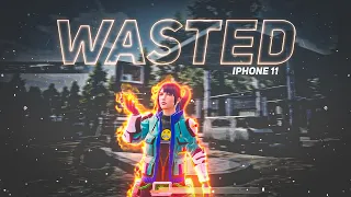 Wasted ⚡ | 4 Finger + Gyroscope | BGMI Montage