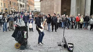 Rome - Pink Floyd cover -  Comfortably Numb - Pantheon - 3/15/18