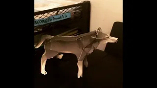 How to make timber wolf Paper craft