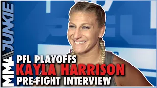 Kayla Harrison unfazed by Genah Fabian's size: 'Big trees fall hard' | PFL Playoffs