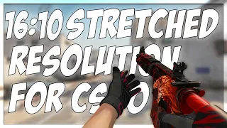 HOW TO PLAY CSGO IN 16:10 STRETCHED RESOLUTION IN 2020!!