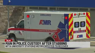 Man stabbed at University at Buffalo NFTA station