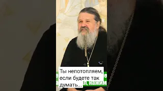 Ты непотопляем, если будешь так думать!  о. Андрей Лемешонок