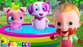 Splish Splash - Animal Bath Song for Kids by @Farmees