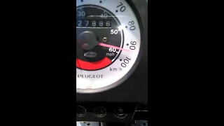 Peugeot Speedfight 2 50ccm Acceleration to 95km/h