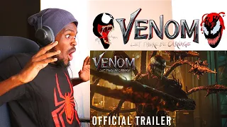 VENOM: LET THERE BE CARNAGE - Official Trailer 2 REACTION VIDEO!!!