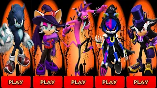 Sonic Dash Halloween Edition - Werehog Vs Reaper Metal Sonic Vs Vampire Shadow Vs Witch Rouge Game