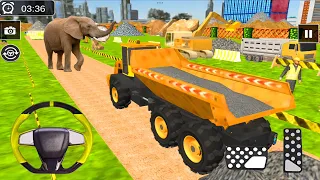 Real City Construction Simulator 3D - Excavator Trucks City Road Builder - Android GamePlay