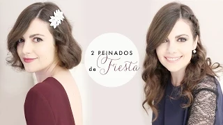 2 Peinados fáciles de Fiesta para Nochevieja