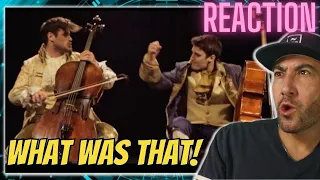 First Time Ever Hearing | 2CELLOS - Thunderstruck [OFFICIAL VIDEO] - REACTION