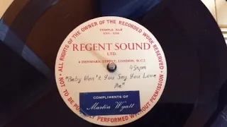 "Baby Won't You / When Love Comes" Unknown & Unreleased UK 1965 Demos Acetate, Soul, Mod, Popcorn !
