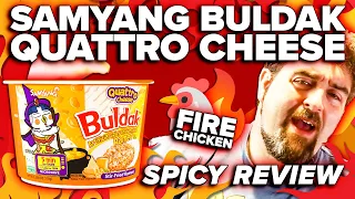 Will this be horrible? Trying Buldak Quattro Cheese Spicy Chicken Ramen