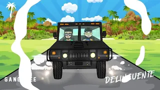 Farruko, Anuel AA & Kendo Kaponi - Delincuente (Animated Pseudo Video)