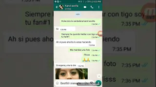 Falsa karol sevilla doy su número