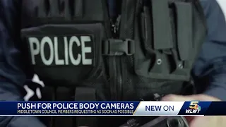 Middletown city council members pushing for police body cameras after recent shootings