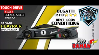 Pagani Huayra R | Special Event | Stage 4 | Asphalt 9 | 3 Star All Conditions | TD | Noob Force