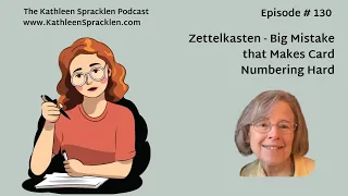 Zettelkasten - Big Mistake that Makes Card Numbering Hard