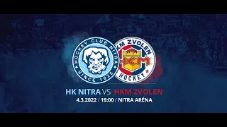 Tipos Extraliga (35. kolo): HK Nitra - HKm Zvolen 6:2 (2:0,2:2,2:0)