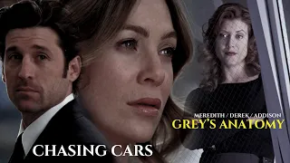 Meredith, Derek, Addison  // Grey's Anatomy // Chasing cars